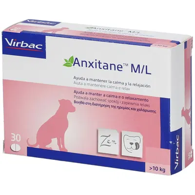 ANXITANE M/L SUPPLEMENTO NUTRIZIONALE SCATOLA 30 COMPRESSE APPETIBILI ANXITANE M/L SUPPLEMENTO NUTRIZIONALE SCATOLA 30 COMPRESSE APPETIBILI