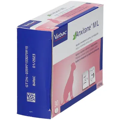 ANXITANE M/L SUPPLEMENTO NUTRIZIONALE SCATOLA 30 COMPRESSE APPETIBILI ANXITANE M/L SUPPLEMENTO NUTRIZIONALE SCATOLA 30 COMPRESSE APPETIBILI