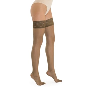 MARILYN 140 SHEER CALZE AUTOREGGENTI BRONZE 3