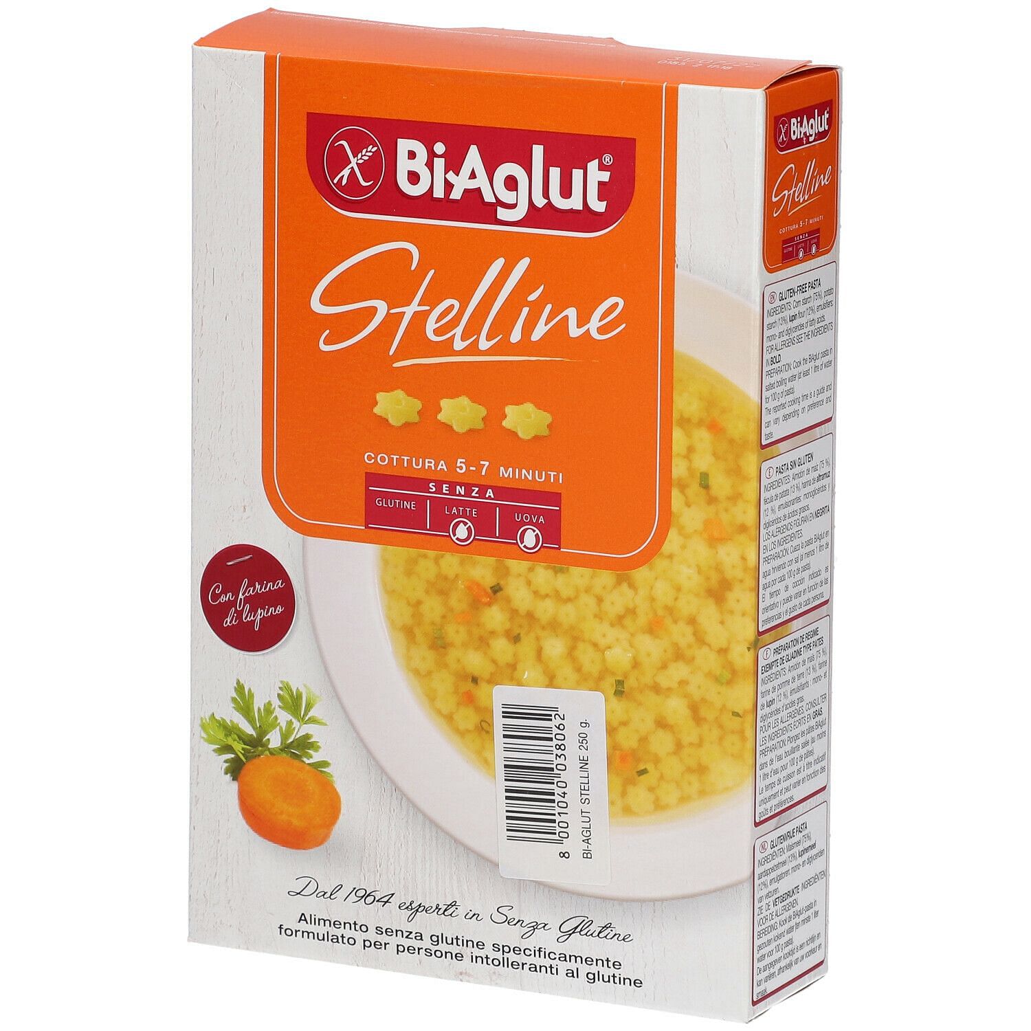 Biaglut Stelline Senza Uovo 250 G