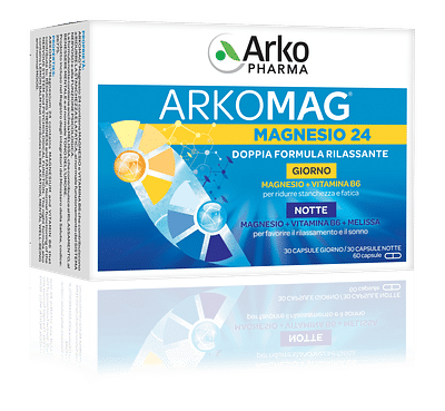 ARKOMAG MAGNESIO 24 GIORNO&NOTTE 60 CAPSULE