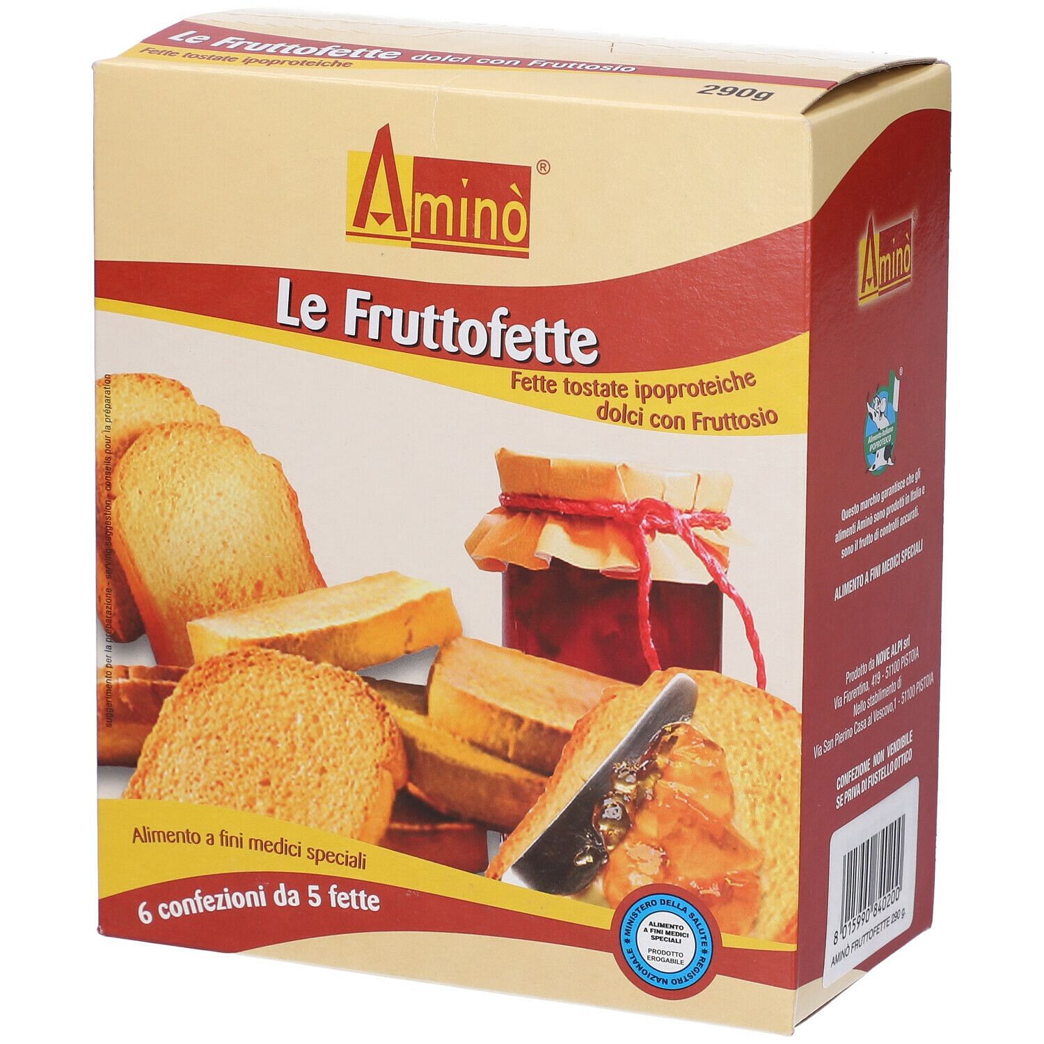 Amino' Fruttofette Aproteiche 290 G