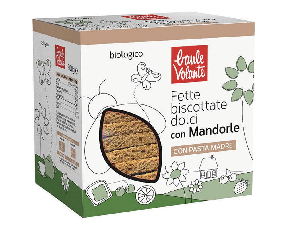 Fette Biscottate Dolci Mandorla Malto 250 G