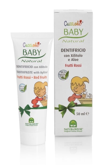 Dentifricio bambini Cucciolo Baby frutti rossi con aloe, 50ml