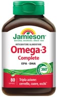 Integratore Jamieson Omega 3 Complete con EPA e DHA, 80 perle