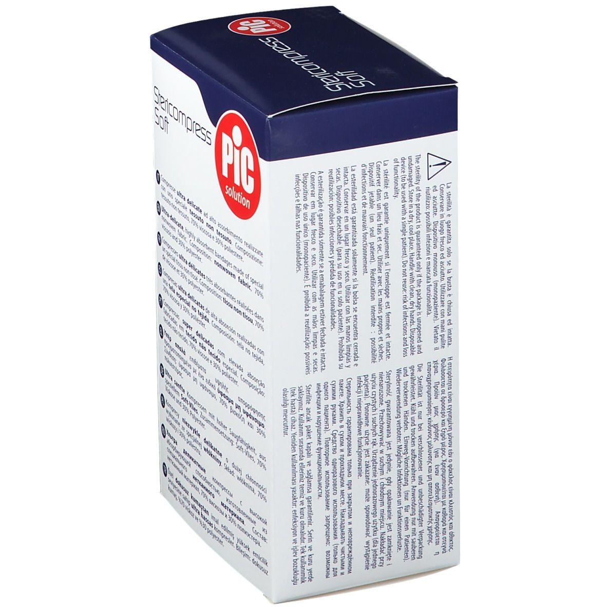 STERICOMPRESS SOFT XL GARZA TNT 18X40CM 12 PEZZI