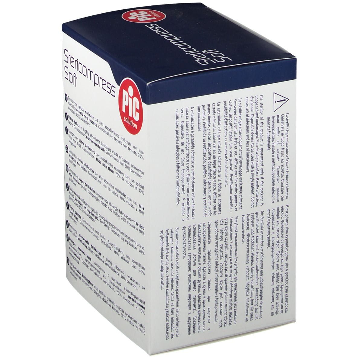 GARZA STERICOMPRESS SOFT XL TNT 36X40CM 12 PEZZI