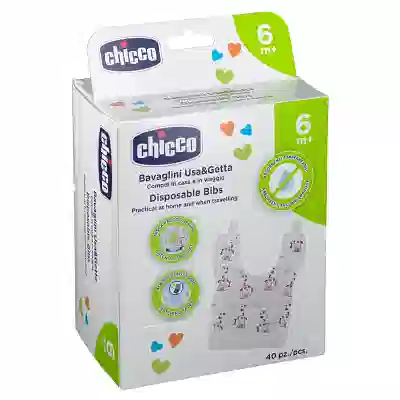 CHICCO BAVAGLIO MONOUSO 40 PEZZI