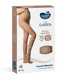 SAUBER COLLANT 70 DENARI PREMAMAN MAGLIA MICRORETE NEUTRO BEIGE 5 LINEA CLASSICA