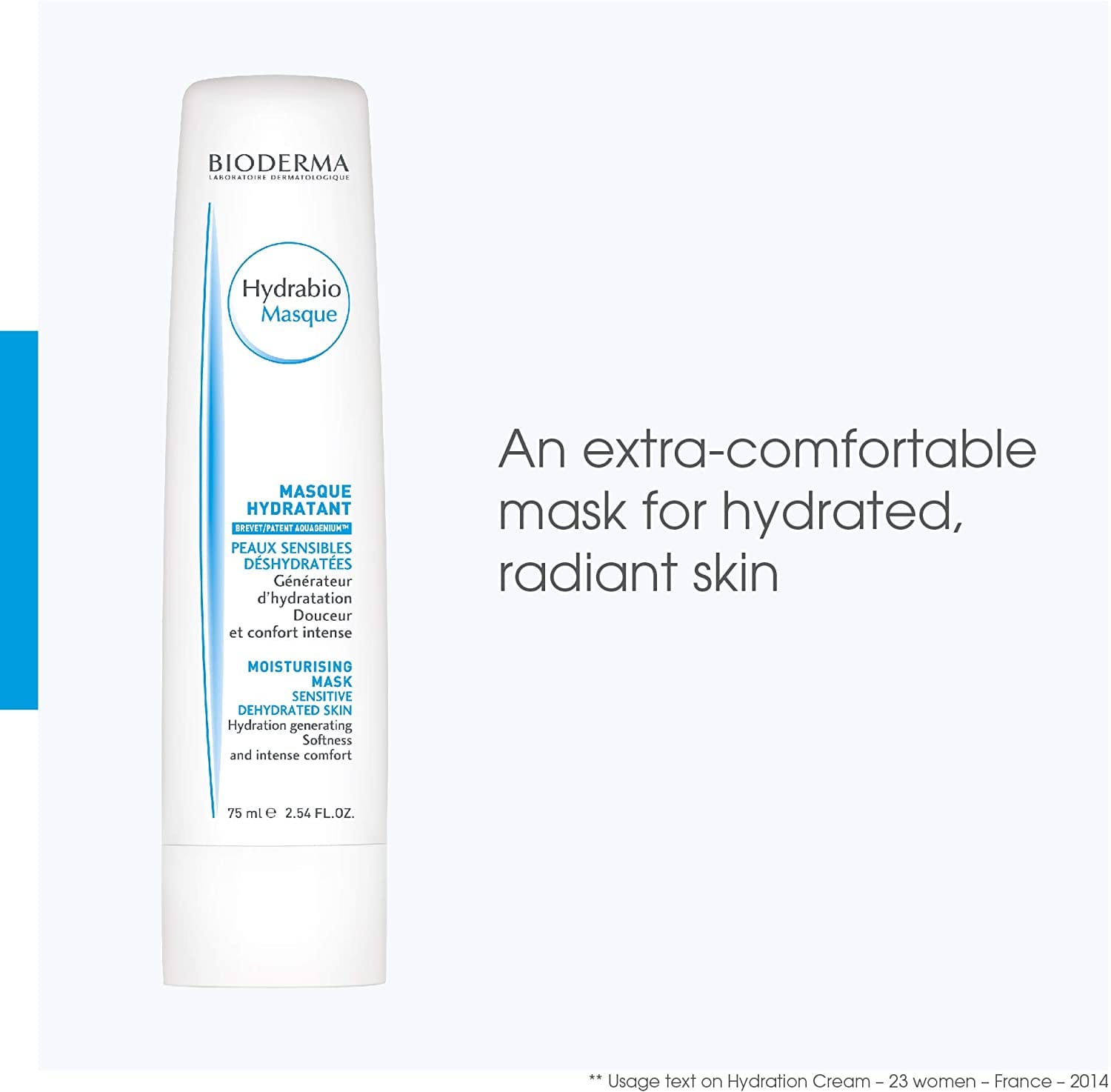 Maschera idratante Bioderma Hydrabio per pelle sensibile 75ml