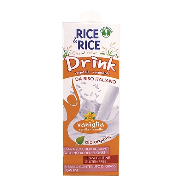Rice&Rice Bevanda Di Riso Alla Vaniglia 1 Litro