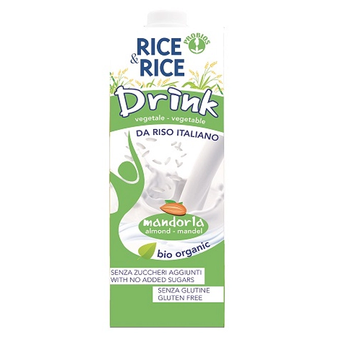 Rice&Rice Bevanda Di Riso Alle Mandorle 1 Litro
