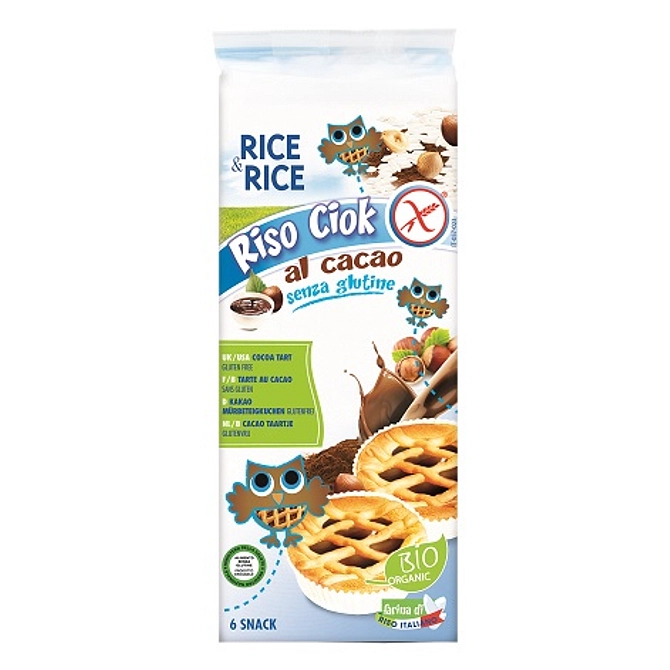 Rice&Rice Riso Ciok Al Cacao 6 X 33 G