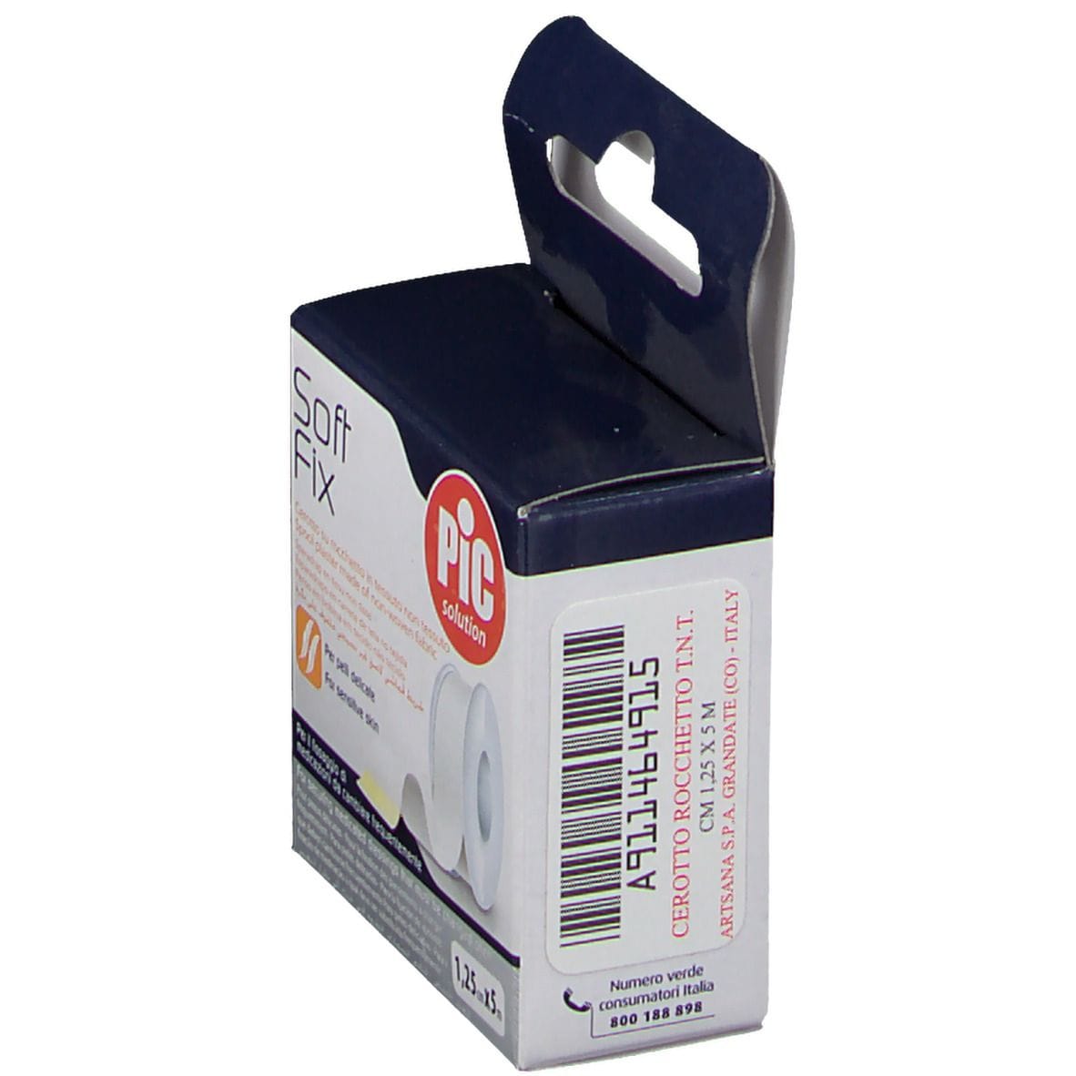 Cerotto su Rocchetto Soft Fix TNT 1,25x500cm