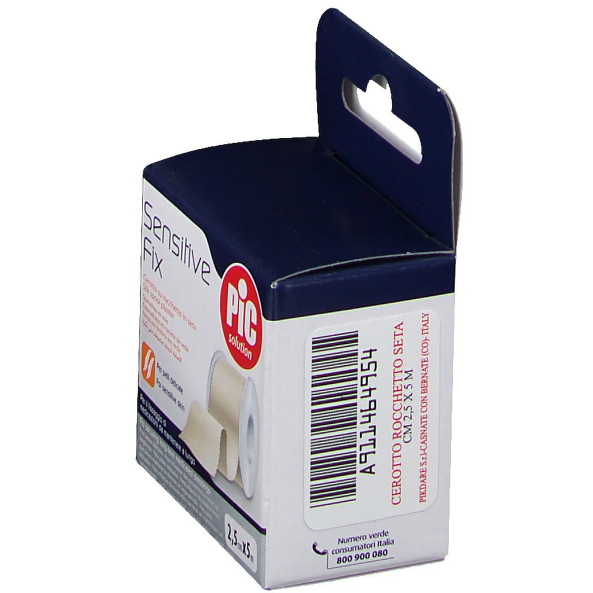 CEROTTO IN ROCCHETTO SENSITIVE FIX 2,5X500 CM CON FUSTELLA 1 PEZZO