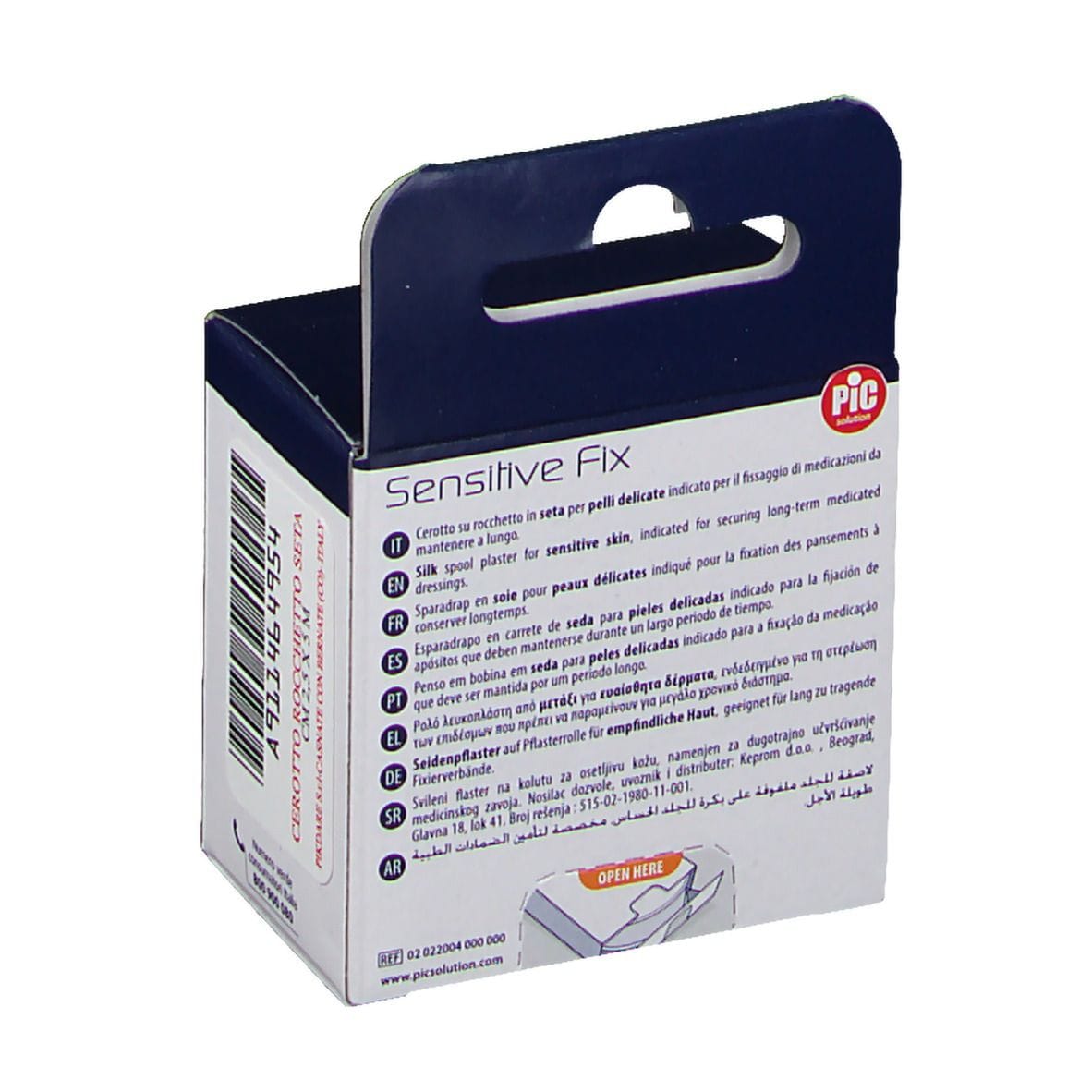 CEROTTO IN ROCCHETTO SENSITIVE FIX 2,5X500 CM CON FUSTELLA 1 PEZZO