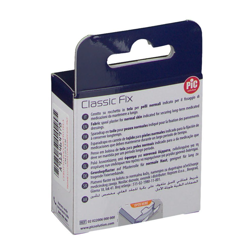Cerotto su rocchetto PIC Classic Fix Skin 1,25x500cm in tela