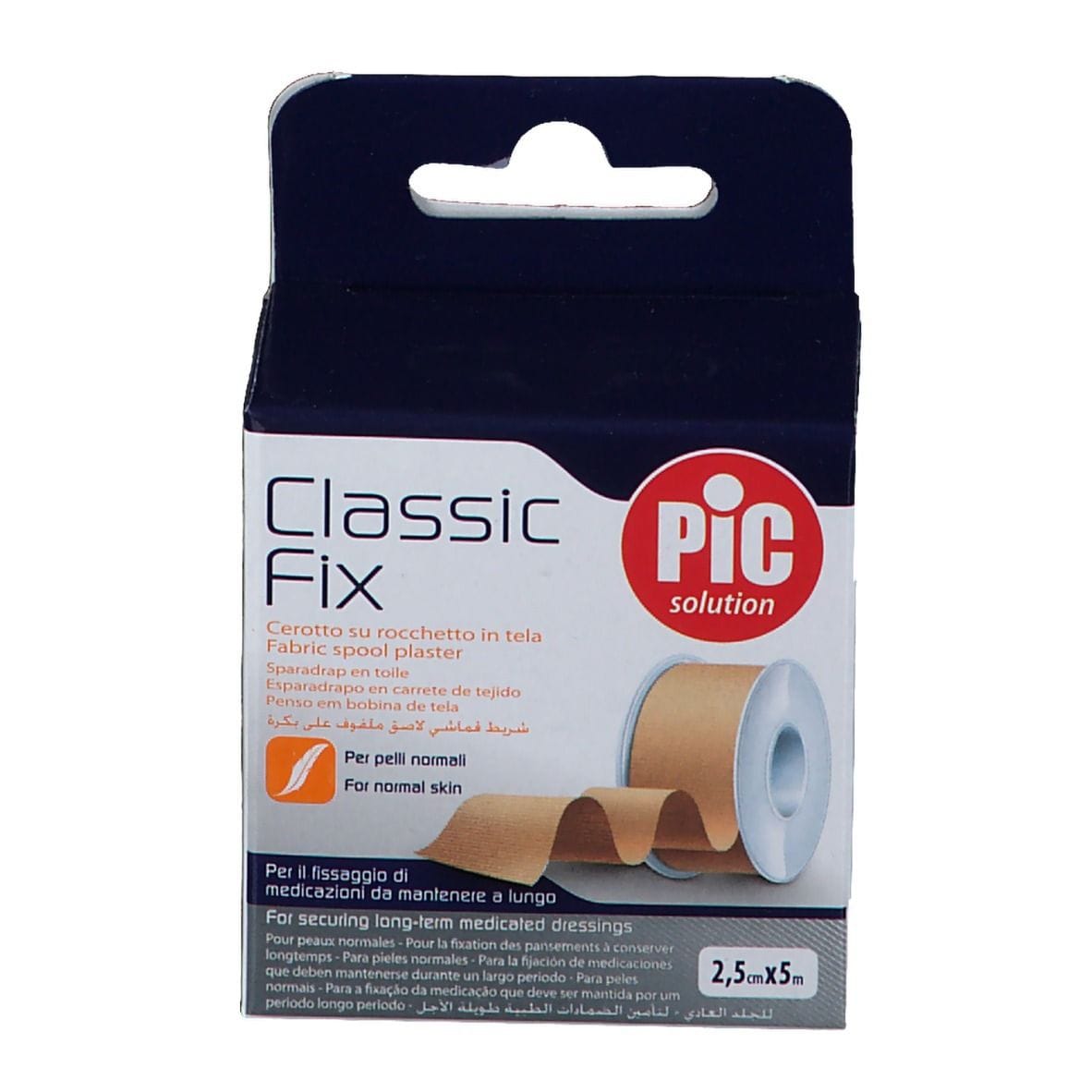 Cerotto su rocchetto PIC Classic Fix Skin 2,5x500cm