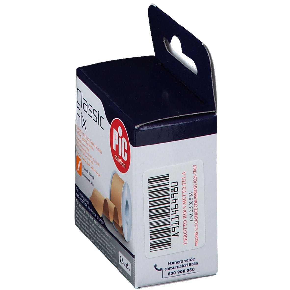 Cerotto su rocchetto PIC Classic Fix Skin 2,5x500cm