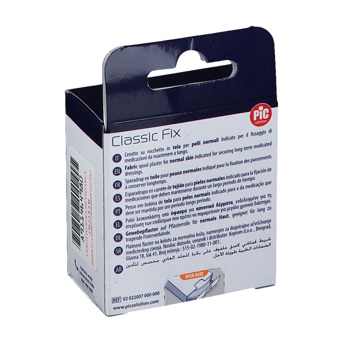 Cerotto su rocchetto PIC Classic Fix Skin 2,5x500cm