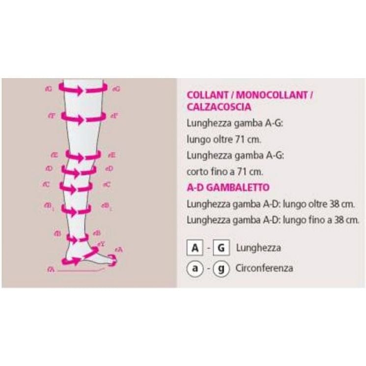 GAMBALETTO LUNGO MEDIVEN PLUS K1 NERO 3