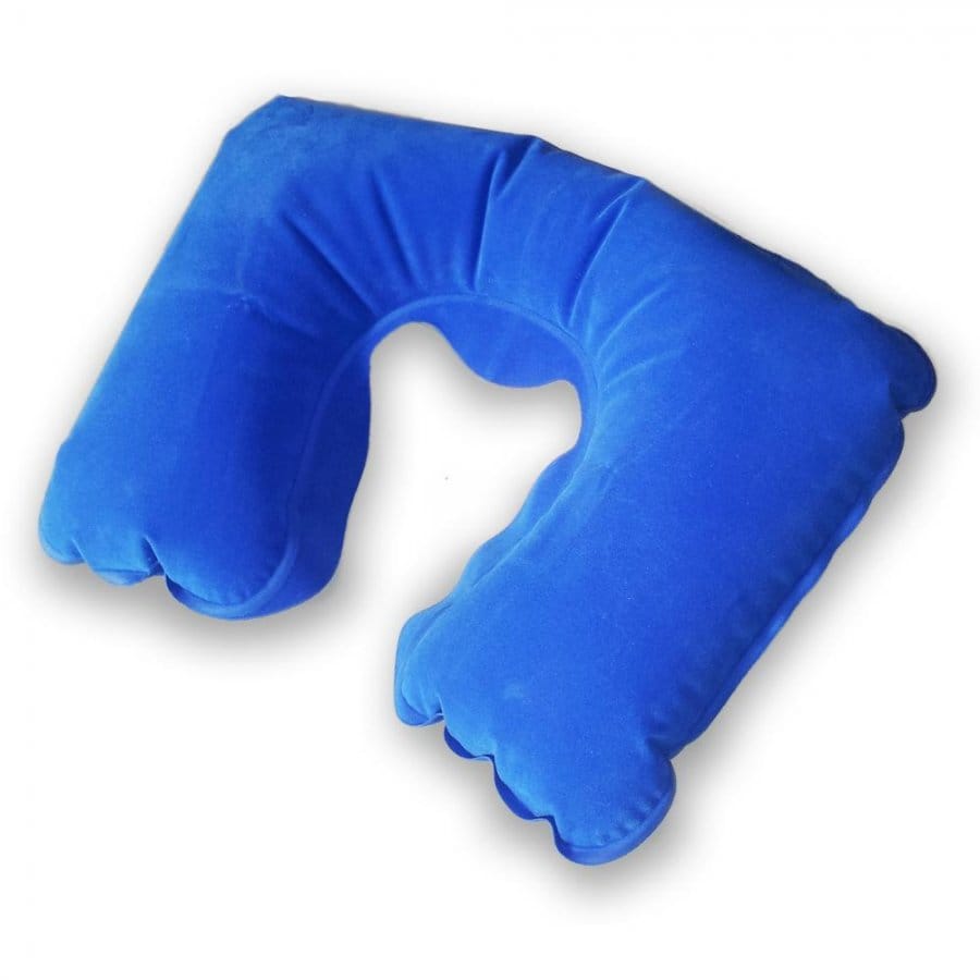Cuscino cervicale gonfiabile da viaggio in cotone, 1 pezzo