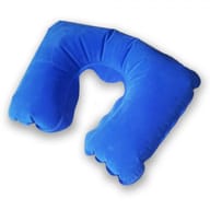 Cuscino cervicale gonfiabile da viaggio in cotone, 1 pezzo