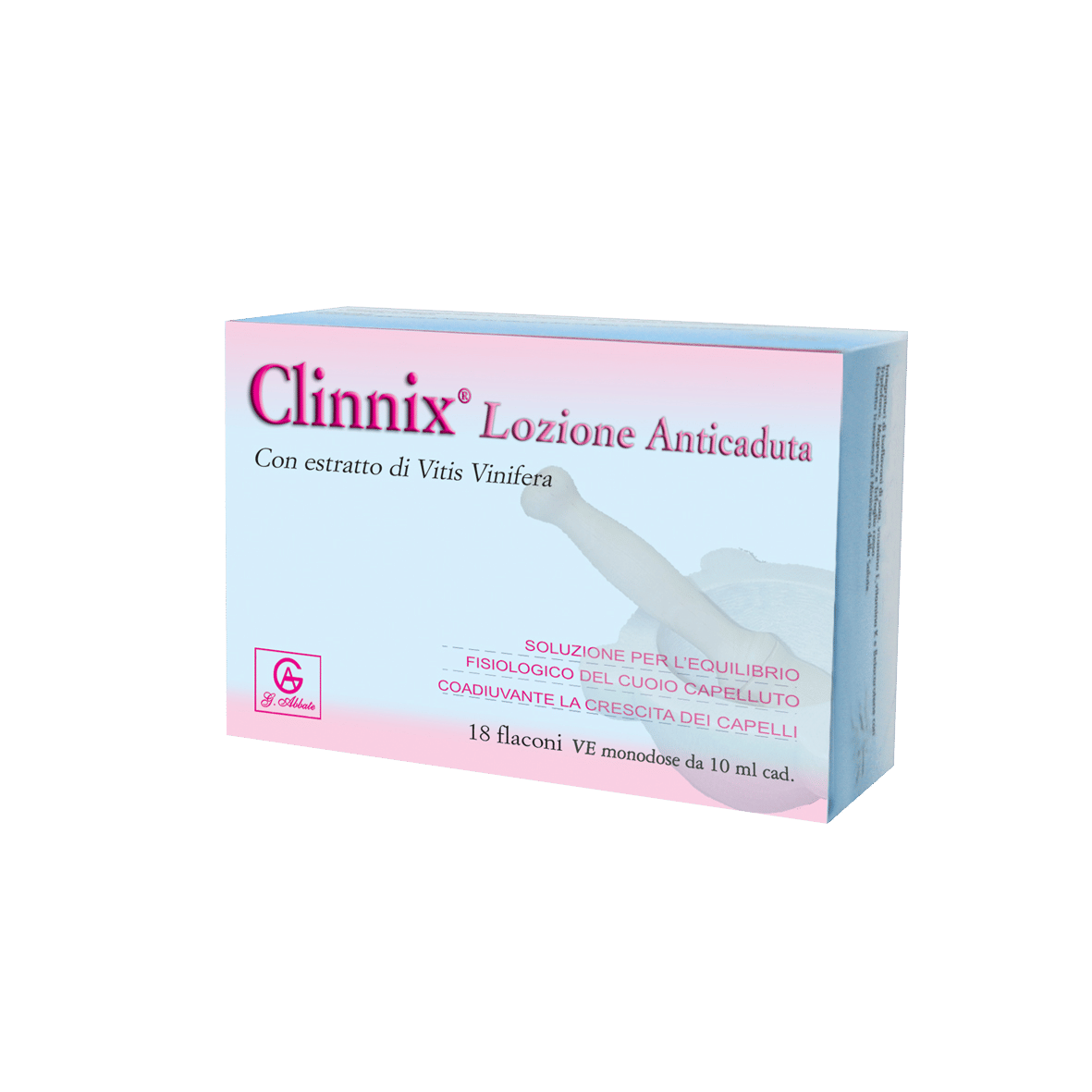 Lozione anticaduta Clinnix con Vitis vinifera, 18 fiale