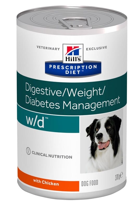 Alimento cane Hill's Canine w/d Original 370g, diabete e peso