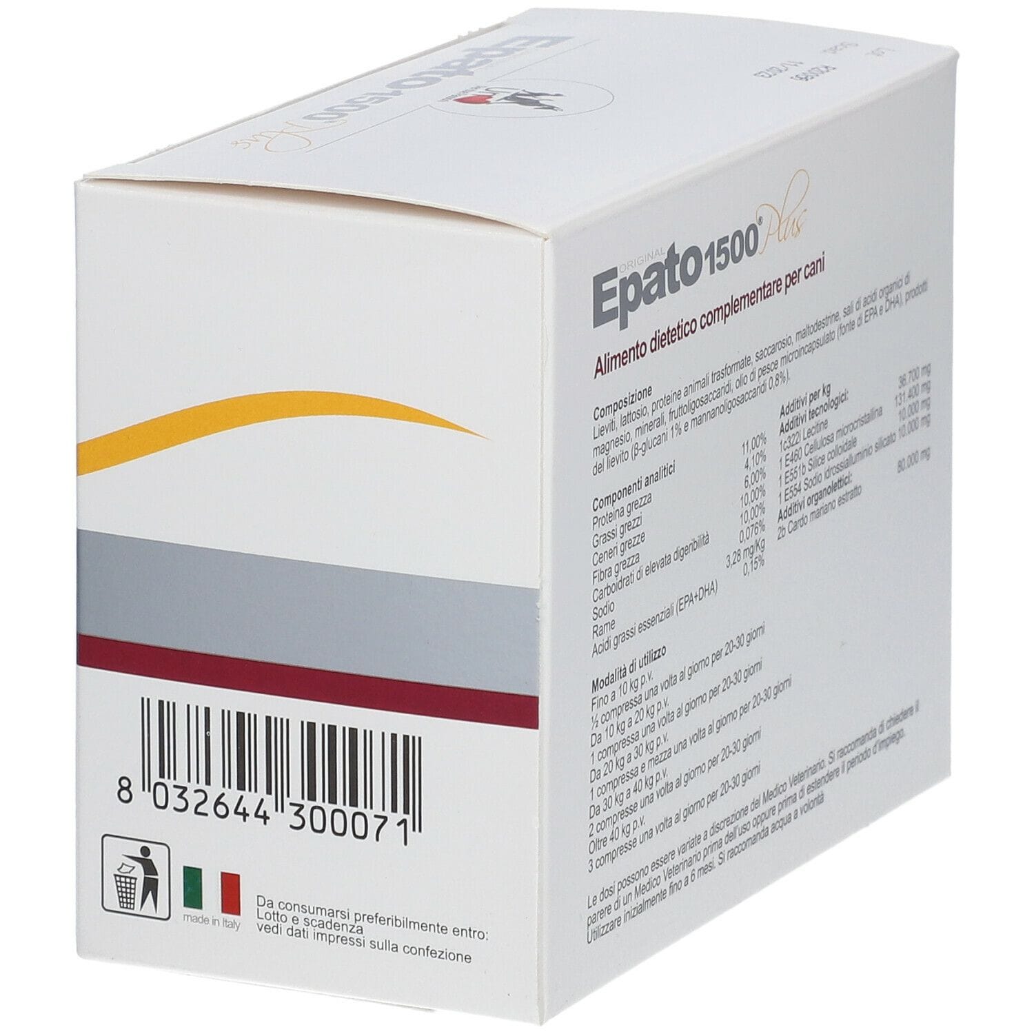 EPATO 1500 PLUS 120 COMPRESSE CANE