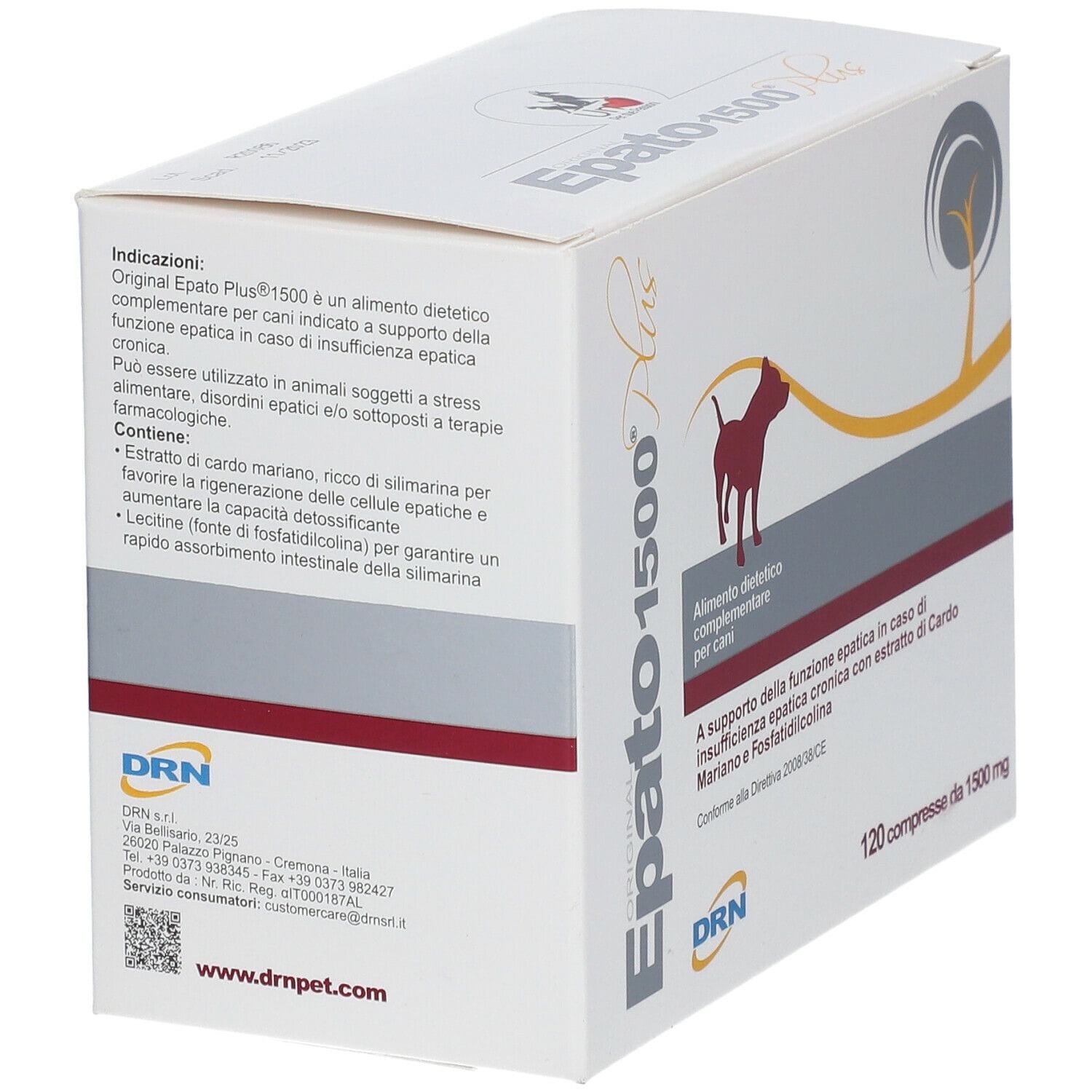 EPATO 1500 PLUS 120 COMPRESSE CANE