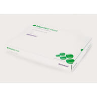 SCHIUMA DI POLIURETANO ASSORBENTE CON STRATO DI CONTATTO IN SILICONE MORBIDO CONFORMATA PER TALLONE MEPILEX HEEL 13X20CM 5 PEZZI