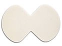 SCHIUMA DI POLIURETANO ASSORBENTE CON STRATO DI CONTATTO IN SILICONE MORBIDO CONFORMATA PER TALLONE MEPILEX HEEL 13X20CM 5 PEZZI