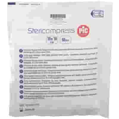 Garza Sterile PIC 10x10cm 4 Strati per Medicazione, 25 Pezzi