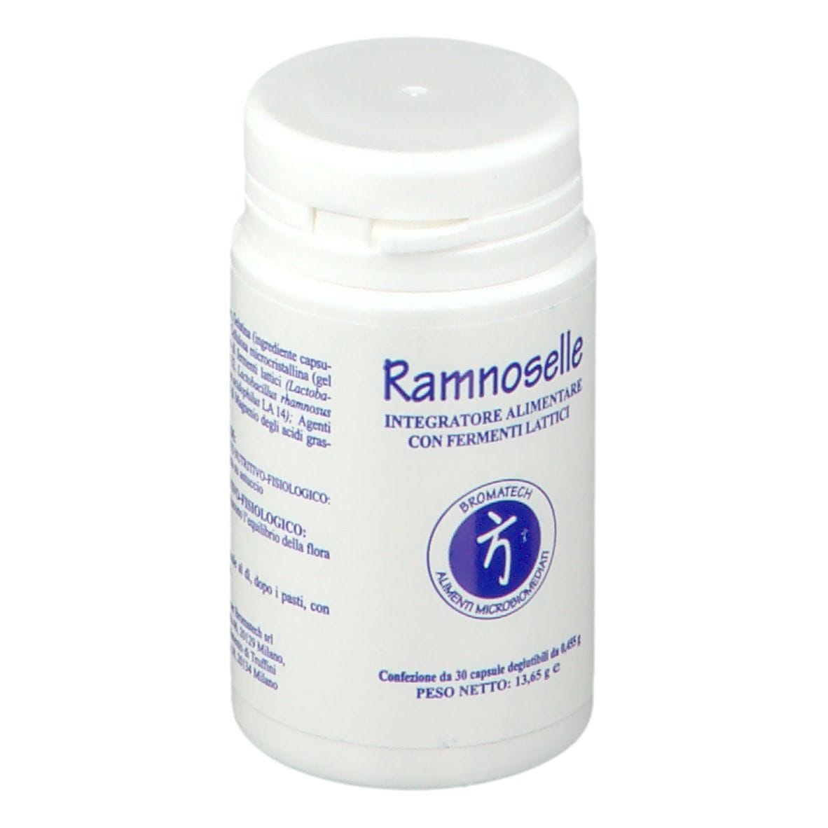 Integratore Ramnoselle Bromatech con Lattobacilli, 30 Capsule