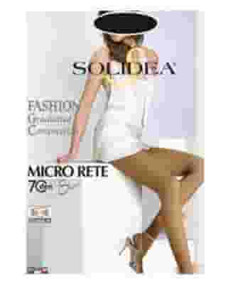 Collant Solidea Micro Rete 70 Sheer Bronze, compressione graduata
