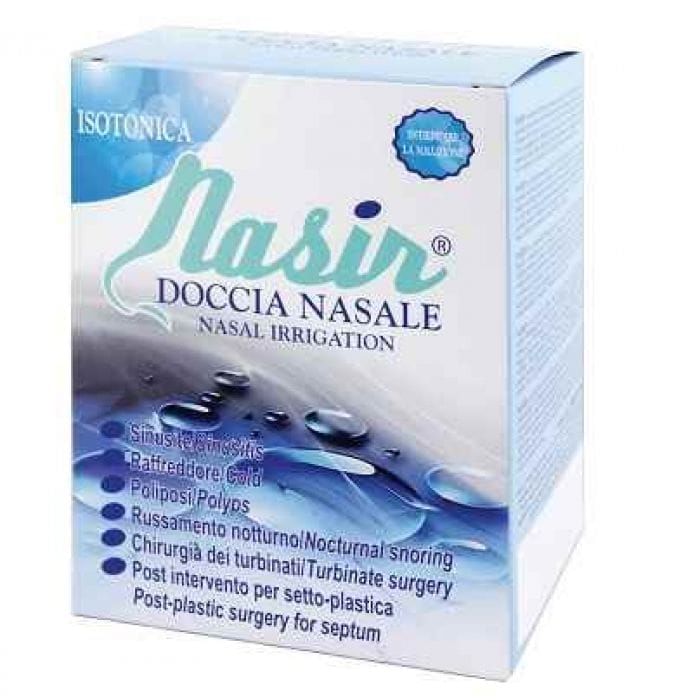 SOLUZIONE FISIOLOGICA ISOTONICA STERILE NASIR IN SCATOLA CON6 SACCHE VERSIONE LUER LOCK DA 500ML
