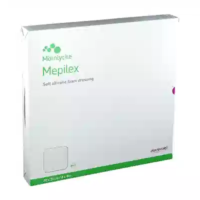 MEDICAZIONE ASSORBENTE IN SCHIUMA DI POLIURETANO MEPILEX 20X20 CM 5 PEZZI
