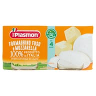 PLASMON OMOGENEIZZATO FORMAGGINO MOZZARELLA 80 G X 2 PEZZI