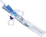 CATETERE AUTOLUBRIFICANTE PEDIATRICO IN PVC LIQUICK BASE A 1 VIA 2 FORI SMUSSATI DIAMETRO CH10 LUNGHEZZA 30 CM PUNTA ERGOTHAN CON SOLUZIONE FISIOLOGICA 60 PEZZI