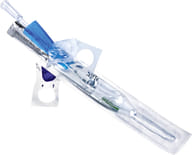 CATETERE AUTOLUBRIFICANTE PEDIATRICO IN PVC LIQUICK BASE A 1 VIA 2 FORI SMUSSATI DIAMETRO CH10 LUNGHEZZA 30 CM PUNTA ERGOTHAN CON SOLUZIONE FISIOLOGICA 60 PEZZI