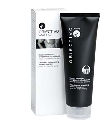 Doccia shampoo Obiectivo Uomo ultradelicato con ginseng, 200ml
