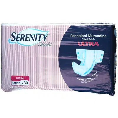 PANNOLONE MUTANDINA SERENITY ULTRA L 30 PZ PANNOLONE MUTANDINA SERENITY ULTRA L 30 PZ