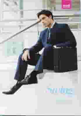 Gambaletto compressivo Medi Swing Man Cotton, uomo nero