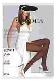 Collant Solidea Egypt 70 fantasia jacquard nero, 70 den