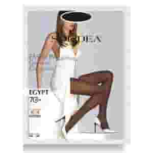 Collant Solidea Egypt 70 den fantasia nero, taglia 2
