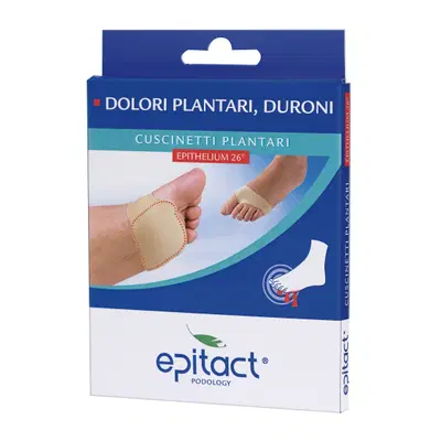 CUSCINETTO PLANTARE PER DOLORI PLANTARI EDURONI IN GEL DI SILICONE EPITHELIUM 26 EPITACT TAGLIA SMALL CUSCINETTO PLANTARE PER DOLORI PLANTARI EDURONI IN GEL DI SILICONE EPITHELIUM 26 EPITACT TAGLIA SMALL