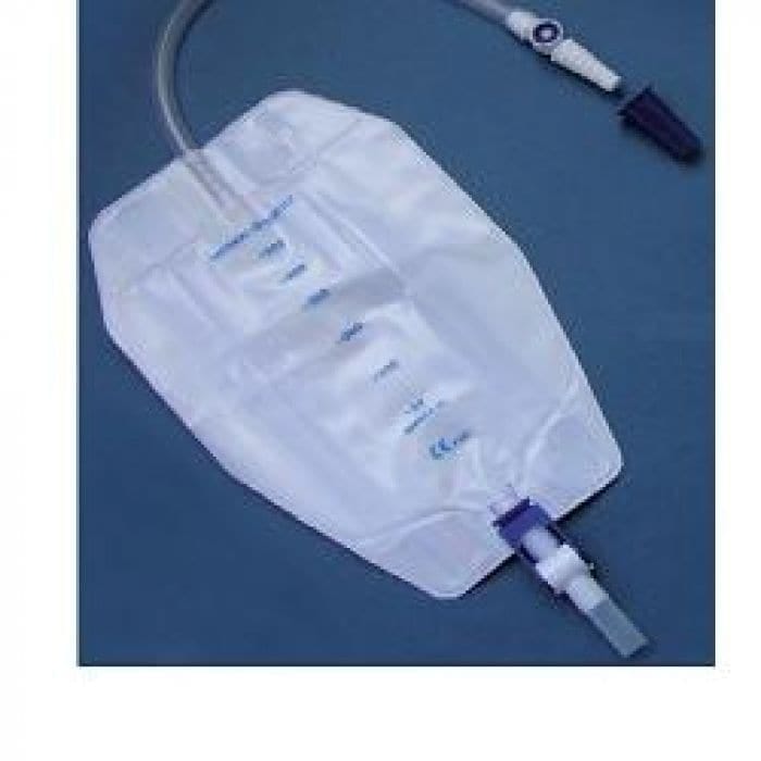 Sacca raccoglitrice urina da gamba 3 camere, 500ml, 8 pezzi