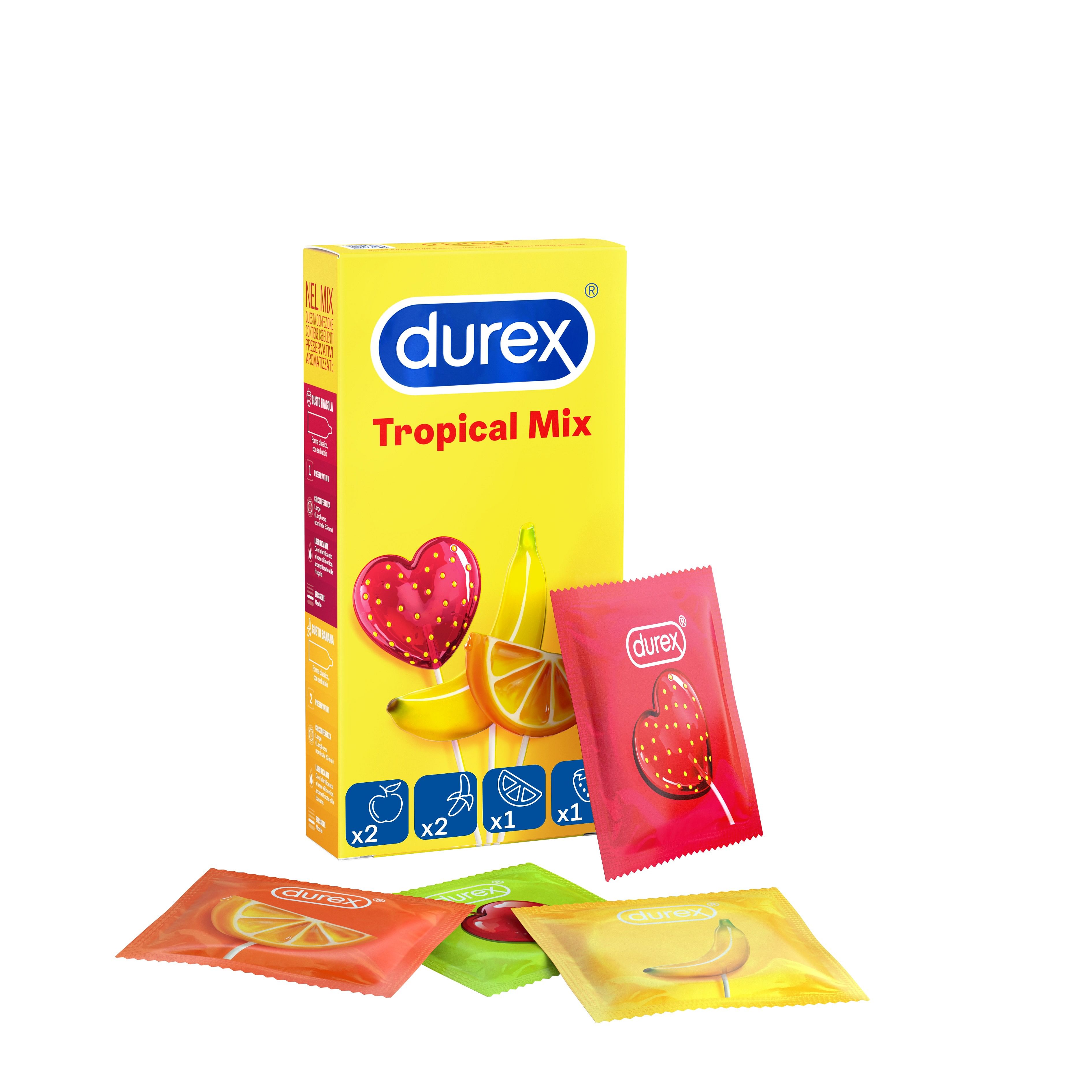 Profilattico Durex Tropical Easy On 6 Pezzi