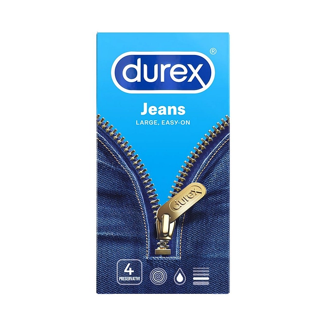 Profilattico Durex Jeans Easyon 4 Pz